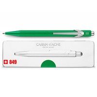 Кулькова ручка Caran d'Ache 849 Popline Metallic Green зелена 849.712