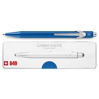 Кулькова ручка Caran d'Ache 849 Popline Metallic Blue синя 849.640