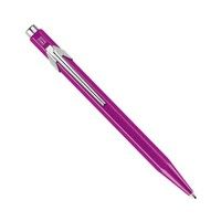 Кулькова ручка Caran d'Ache 849 Popline Metallic Violet фіолетова 849.850