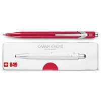 Кулькова ручка Caran d'Ache 849 Popline Metallic Red червона 849.780