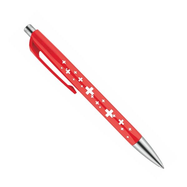Кулькова ручка Caran d'Ache 888 Infinite Swiss Cross червона 888.253