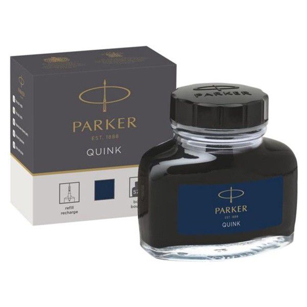 Чорнила Quink для пір'яних ручок Parker Темно-сині 11 010BLB