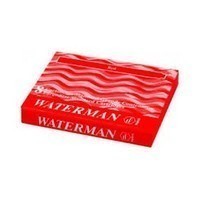 Картріджи для пір'яних ручок Waterman червоні 52 004