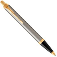Комплект Кулькова ручка Parker IM 17 GT BP 22 232 + Блокнот Moleskine Classic середній чорний QP616