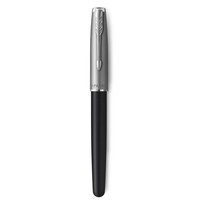 Ручка пір'яна Parker SONNET 17 Essentials Metal and Black Lacquer CT FP F