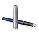 Фото Ручка пір'яна Parker SONNET 17 Essentials Metal and Blue Lacquer CT FP F