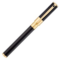 Ручка пір'яна S.T.Dupont D-INITIAL чорний позолота 260205