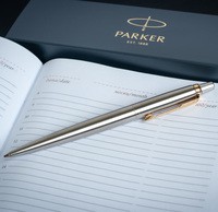 Кулькова ручка Parker JOTTER 17 SS GT BP Тризуб прозорий 16032_T010b