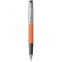 Пір'яна ручка Parker Jotter 17 Plastic Orange CT FP F 15 411