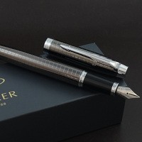 Пір'яна ручка Parker IM 17 Premium Dark Espresso Chiselled CT FP F 24 311