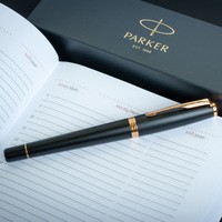 Пір'яна ручка Parker URBAN 17 Premium Muted Black GT FP F 30 011