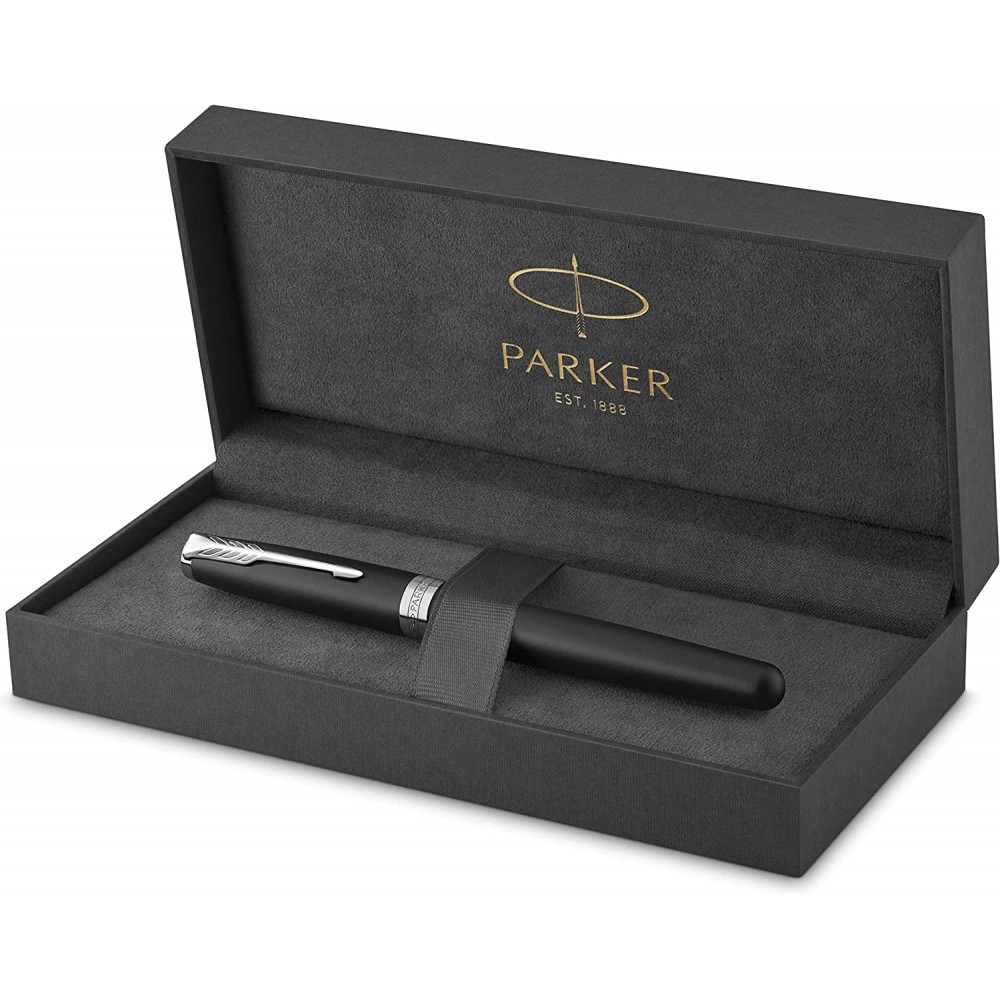 Ручка-ролер Parker SONNET 17 Matte Black Lacquer CT RB 84 922