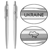 Кулькова ручка Parker JOTTER 17 UKRAINE SS CT Ukraine + Карта 16132_T205b
