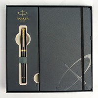 Набір Parker URBAN Muted Black GT FP F пір'яна ручка + блокнот Parker 30 011b24