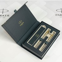 Набір Parker JOTTER 17 Stainless Steel GT FP + BP пір'яна + кулькова ручка 16 092b24