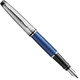 Фото Пір'яна ручка Waterman EXPERT Deluxe Metallic Blue CT FP F 10 051