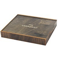 Подарунковий набір: Коробка + Ручка-ролер Parker IM 17 GT RB 22 222 + Блокнот Axent Partner I'm Ukrainian синій 8201-02-A-UKR