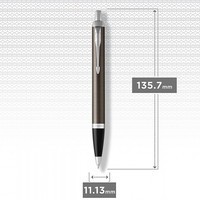 Ручка кулькова Parker IM 17 Dark Espresso CT BP блістер 22336