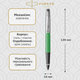 Фото Ручка-ролер Parker Jotter 17 Plastic Green CT RB в Eco упаковці 15 221e