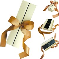 Подарункова упаковка зі стрічкою для ручок Parker айвері PK-GIFT-IVORY