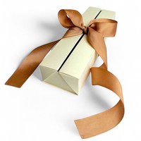 Подарункова упаковка зі стрічкою для ручок Parker айвері PK-GIFT-IVORY