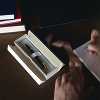 Подарункова упаковка зі стрічкою для ручок Parker айвері PK-GIFT-IVORY