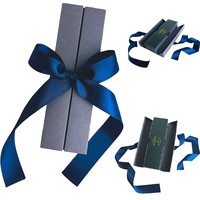 Подарункова упаковка зі стрічкою для ручок Parker сіра PK-GIFT-GRAY